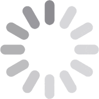 Circular loading icon. A gray radial array of rounded rectangles indicates a process is in progress. Loading symbol for websites and apps.